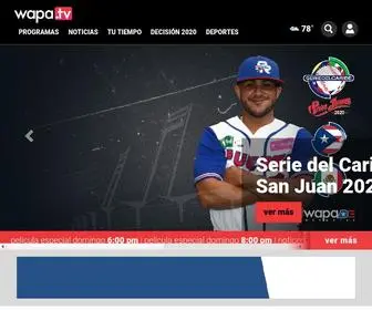 Wapa.tv(Entretenimiento en video desde Puerto Rico) Screenshot