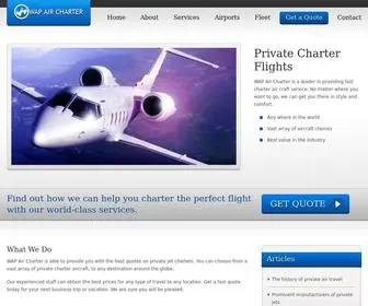 Wapaircharter.com(WAP Air Charter) Screenshot