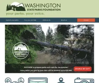 Waparks.org(Washington State Parks Foundation) Screenshot