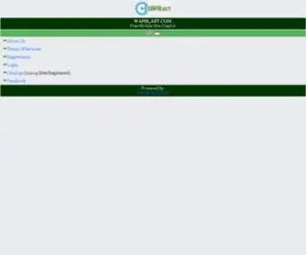 Wapblast.com(Simple mobile site builder services) Screenshot