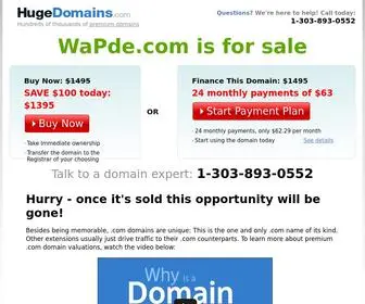 Wapde.com(Shop for over 300) Screenshot