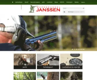 Wapenhandeljanssen.nl(Wapenhandel Janssen) Screenshot