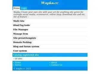 Wapka.cc(To access the website content) Screenshot
