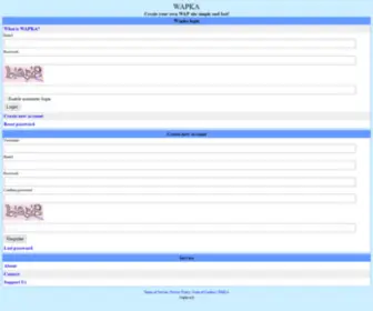 Wapka.xyz(Wapka website builder) Screenshot