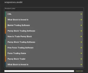 Wapnews.mobi(Wapnews mobi) Screenshot