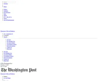 Wapo.com(The Washington Post) Screenshot