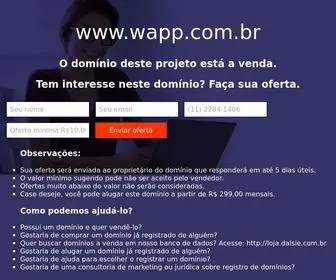 Wapp.com.br(Domínios) Screenshot