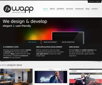 Wapp.gr(Design, websites and internet solutions for everyone) Screenshot
