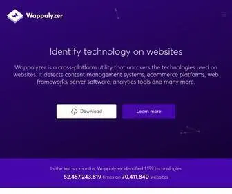 Wappalyzer.com(Find out what websites are built with) Screenshot