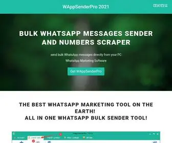 Wappsenderpro.com(WAppSenderPro) Screenshot