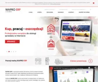 Wapro.pl(Oprogramowanie ERP dla firm) Screenshot