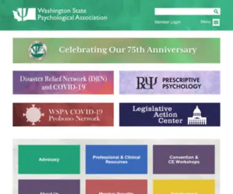Wapsych.org(Washington State Psychological Association) Screenshot