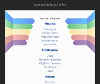 Waptoday.info(Wap today) Screenshot