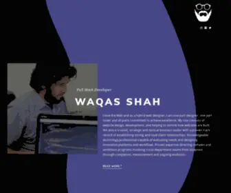 Waqasalishah.com(Waqas Shah) Screenshot