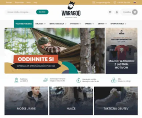 Waragod.si(Trgovina za prosti) Screenshot