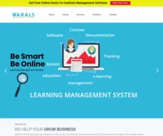 Warals.com(WARALS Technology) Screenshot