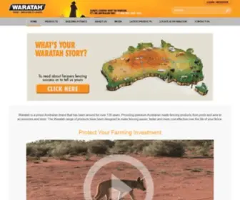 Waratahfencing.com.au(Waratah Fencing) Screenshot