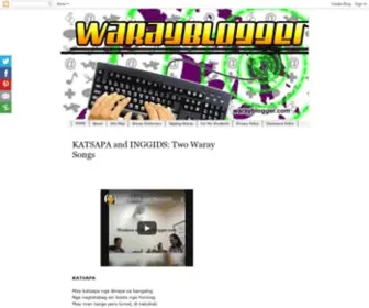 Warayblogger.com(Blogging and Online Writing) Screenshot