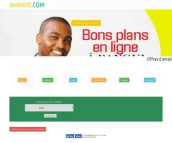 Warayo.com(Emplois) Screenshot