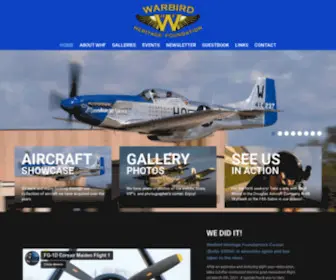 Warbirdheritagefoundation.org(The Warbird Heritage Foundation) Screenshot