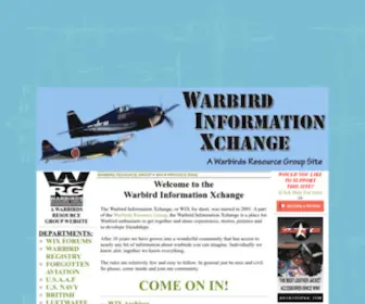 Warbirdinformationexchange.org(The Warbird Information Exchange (WIX)) Screenshot