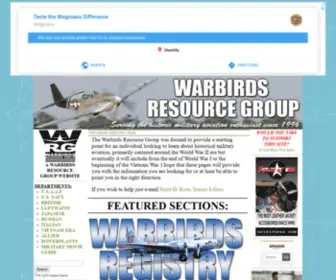 Warbirdsresourcegroup.org(Warbirds Resource Group) Screenshot