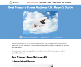 Warblogs.cc(How to Choose the Best Memory Foam Mattress for Perfect Sleep) Screenshot