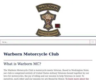 Warbornmc.com(Where Veteran Meets Motorcycle) Screenshot