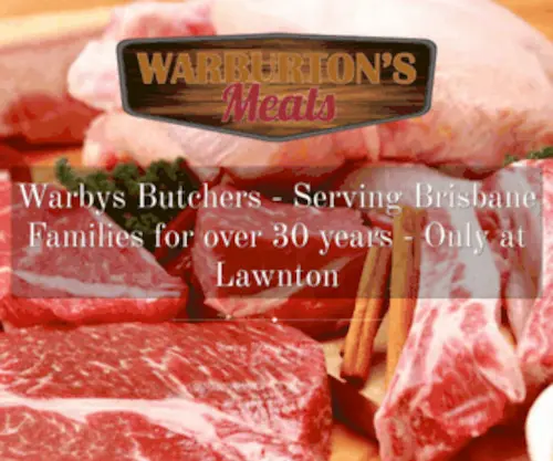 Warbys.net.au(Warbys Butchers Lawnton Brisbane) Screenshot