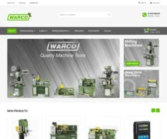 Warco.co.uk(Buy Lathe) Screenshot