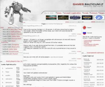 Warcraft3.eu(Europe WarCraft 3 Server) Screenshot