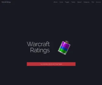 Warcraftratings.com(Warcraft Ratings) Screenshot