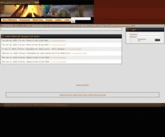 Warcraftrealms.com(World of Warcraft Census & Population Data) Screenshot