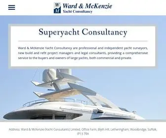 Ward-Mckenzie.co.uk(Ward & McKenzie (Yacht Consultants) Limited) Screenshot