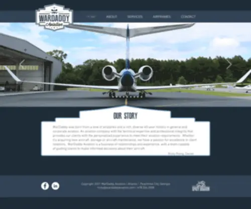 Wardaddyaviation.com(Wardaddy Aviation) Screenshot