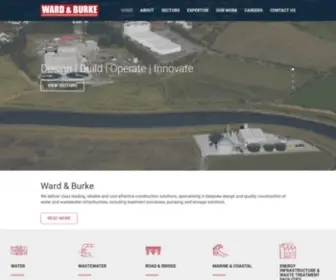 Wardandburke.com(Ward & Burke Construction Ltd) Screenshot