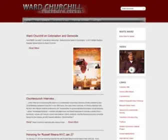 Wardchurchill.net(Ward Churchill Solidarity Network (WCSN)) Screenshot