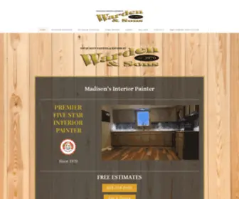 Wardenandsons.com(Warden & Sons Interior & Exterior Painting Company) Screenshot