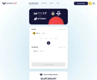 Wardenswap.finance(WardenSwap The Best Price with built) Screenshot