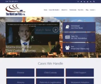 WardlawfirmGa.com(Atlanta Divorce & Child Custody Attorney) Screenshot