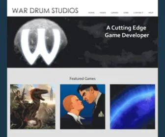 Wardrumstudios.com(Cutting edge game developer) Screenshot