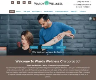 Wardywellnesschiro.com(Chiropractor in El Paso) Screenshot