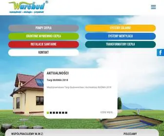 Warebud.pl(WAREBUD oferuje odnawialne źródła energii) Screenshot