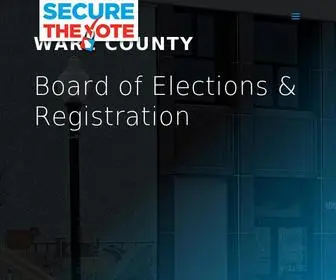 Wareelections.com(Ware Co) Screenshot