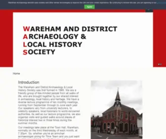 Wareham-Archaeology.co.uk(Wareham and District Archaeology & Local History Society) Screenshot