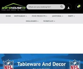 Warehouse115.com(Wholesale Restaurant Supply) Screenshot