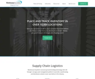 Warehouseanywhere.com(Warehouse Anywhere offers supply chain network services driven by real) Screenshot