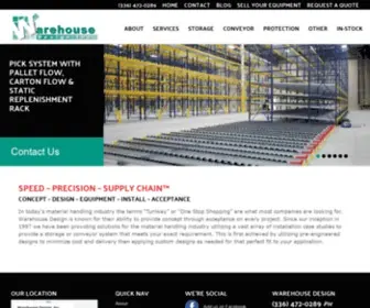 Warehousedesign.net(Customized Warehouse Solutions and Plans) Screenshot