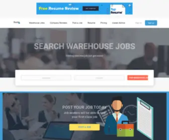 Warehousejobssearch.com(Warehouse operative jobs) Screenshot
