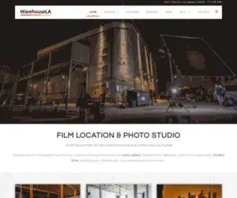 Warehousela.com(Film & Photo Shoot Warehouse Location in Los Angeles) Screenshot